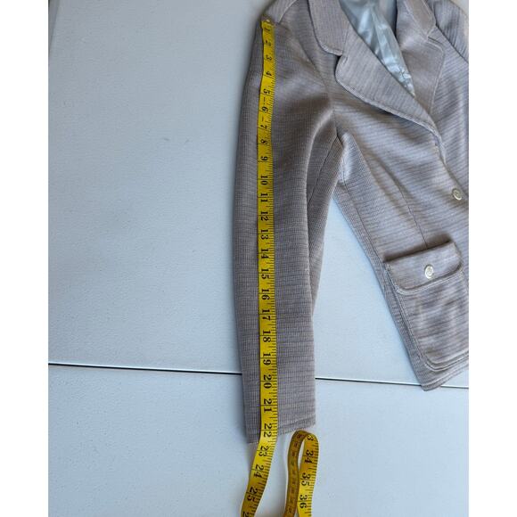 VTG Butte Knit Blazer Jacket Women Large Knit Business Cozy Neutral Minimalistic - Picture 8 of 14